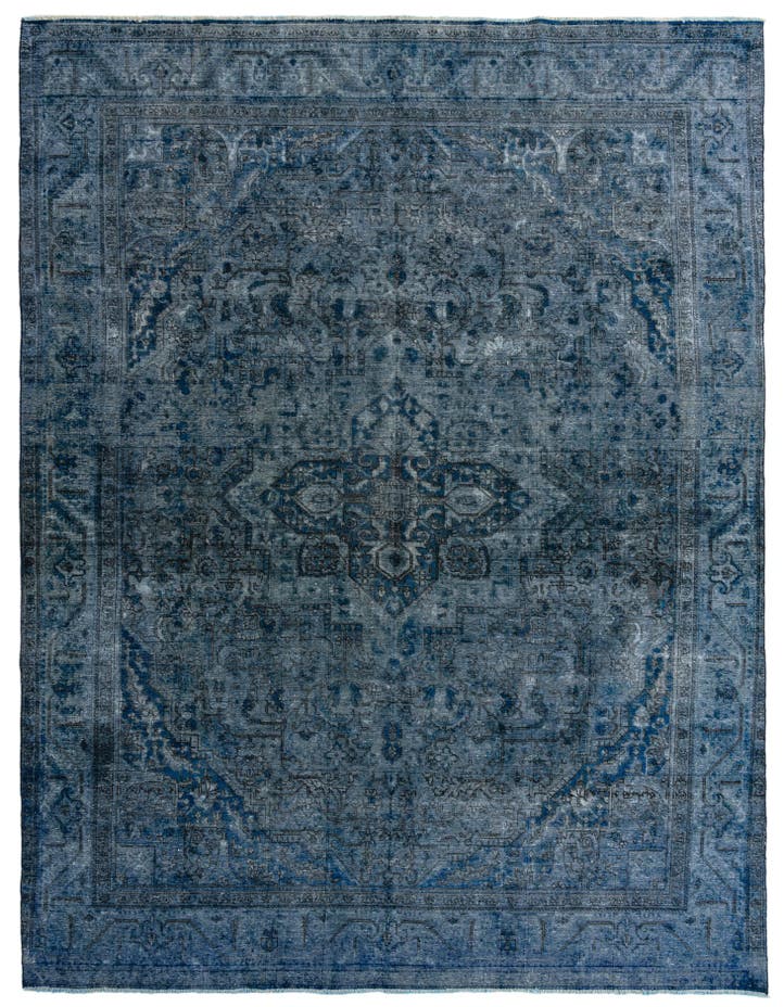  9' 3 x 12' 9  Hand Knotted Ultra Vintage Persian W...