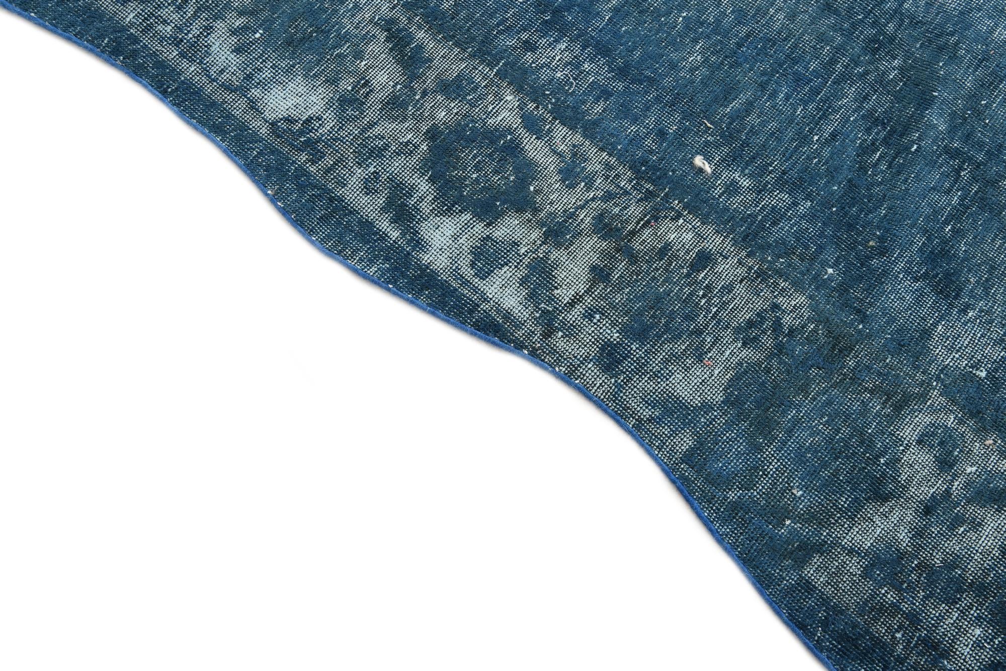 9' x 12' 5 Hand Knotted Ultra Vintage Persian Wool Rug