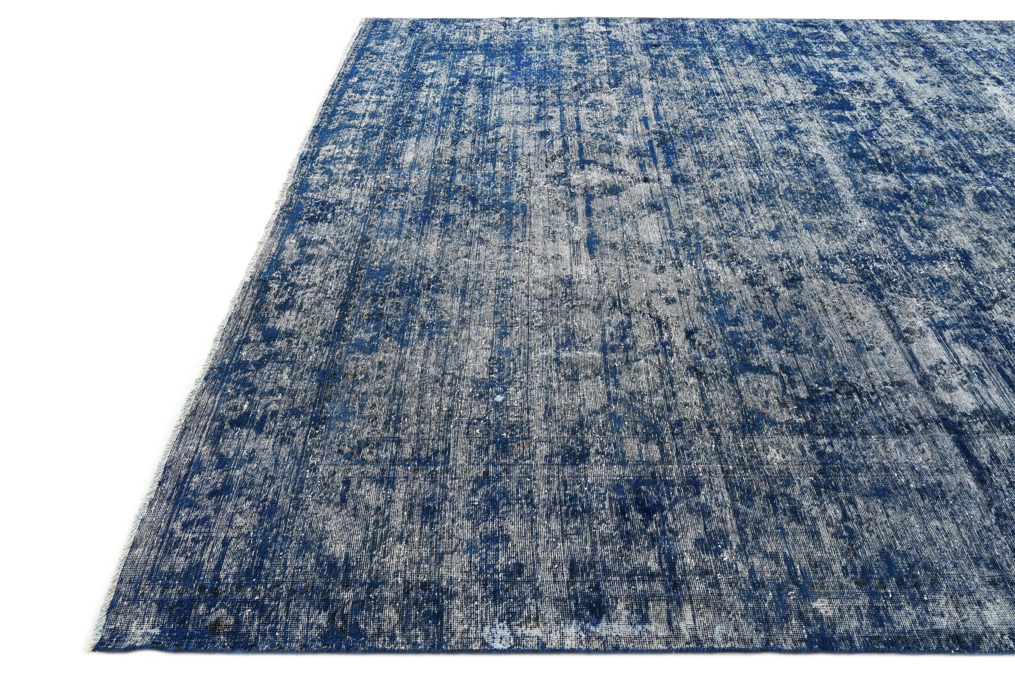 9' 2 x 11' 9 Hand Knotted Ultra Vintage Persian Wool Rug