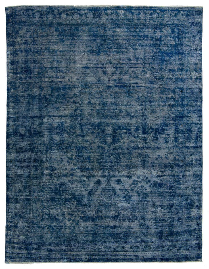 Detail image of 9' 2 x 11' 9 Hand Knotted Ultra Vintage Persian Wool Rug