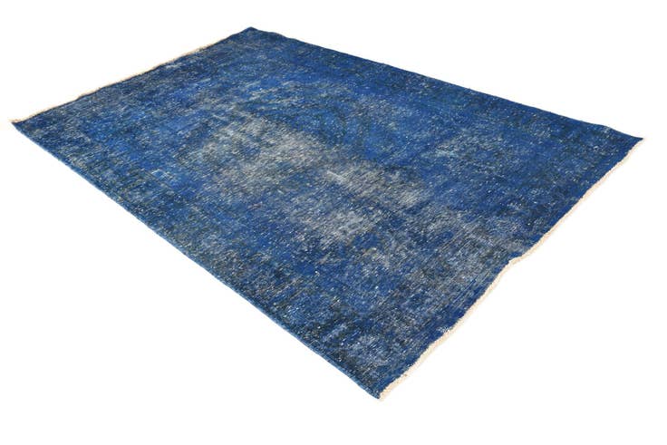 Detail image of 6' 3 x 9' 2 Hand Knotted Ultra Vintage Persian Wool Rug