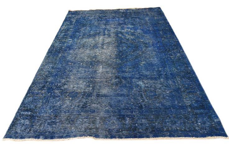 Detail image of 6' 3 x 9' 2 Hand Knotted Ultra Vintage Persian Wool Rug