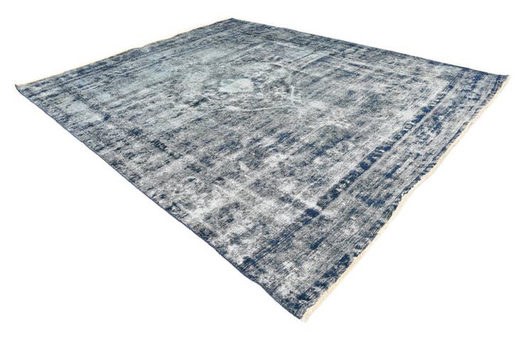 Detail image of 9' 10 x 12' 2 Hand Knotted Ultra Vintage Persian Wool Rug