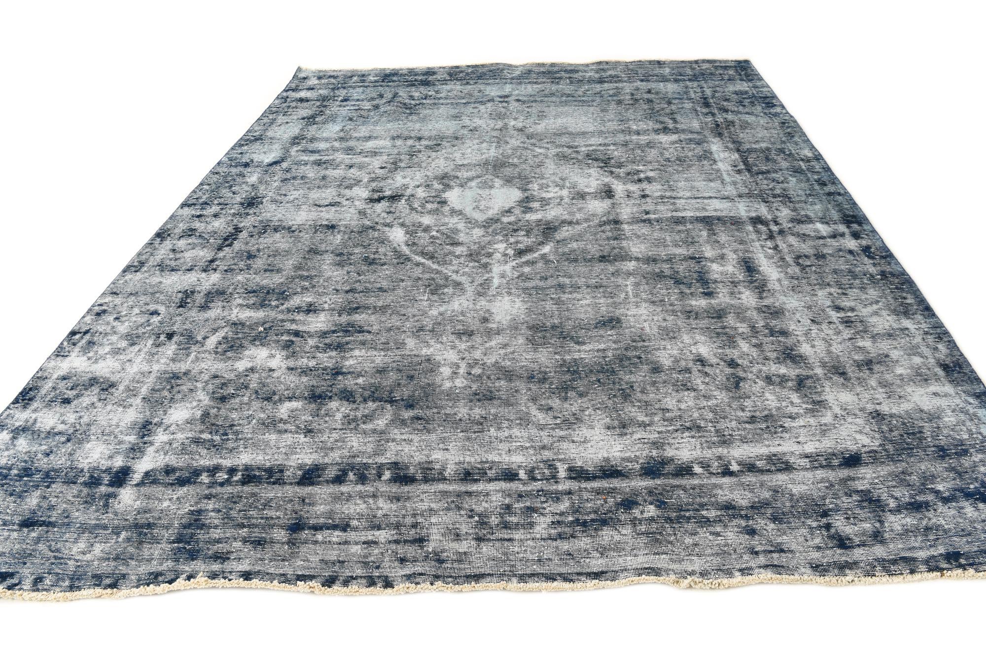 9' 10 x 12' 2 Hand Knotted Ultra Vintage Persian Wool Rug