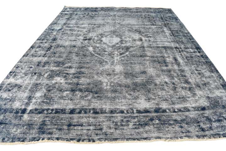 9' 10 x 12' 2 Hand Knotted Ultra Vintage Persian Wool Rug