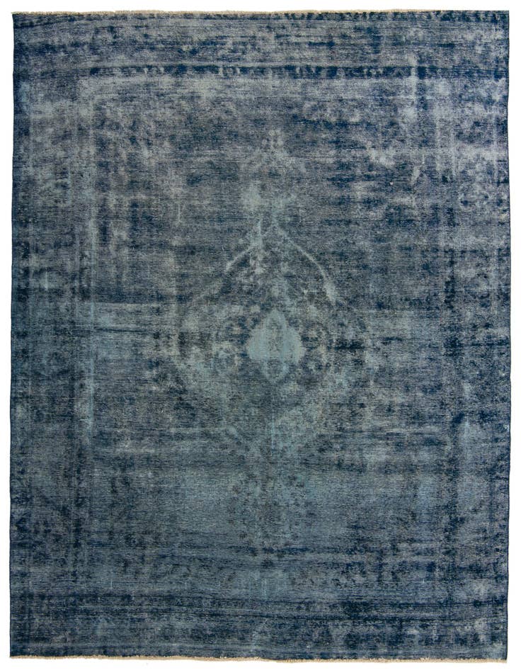 Detail image of 9' 10 x 12' 2 Hand Knotted Ultra Vintage Persian Wool Rug