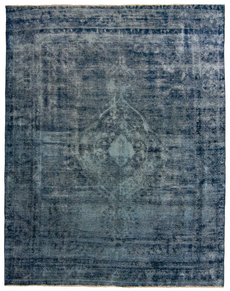 Detail image of 9' 10 x 12' 2 Hand Knotted Ultra Vintage Persian Wool Rug