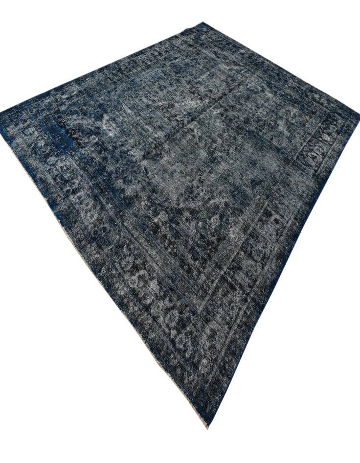 Detail image of 9' 3 x 12'  Hand Knotted Ultra Vintage Persian Wool Rug