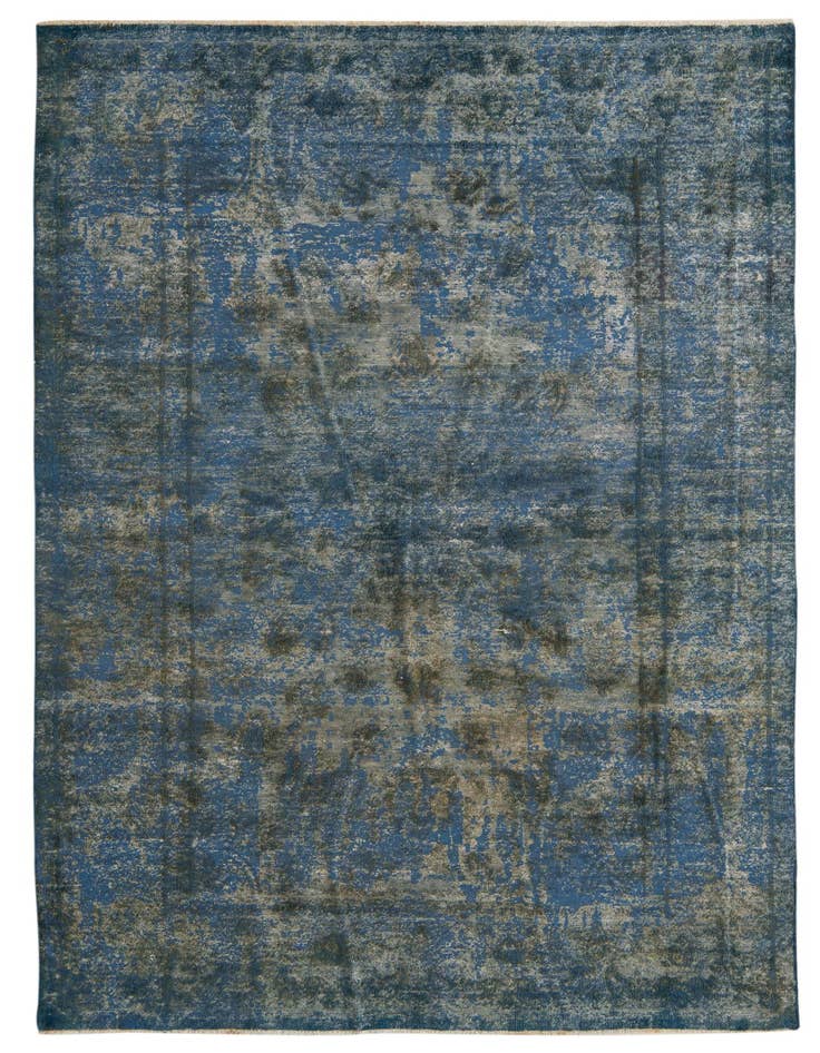 Detail image of 4' 9 x 8' 10 Hand Knotted Ultra Vintage Persian Wool Rug