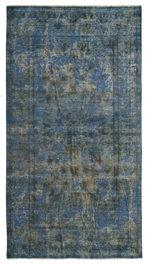 4' 9 x 8' 10 Hand Knotted Ultra Vintage Persian Wool Rug