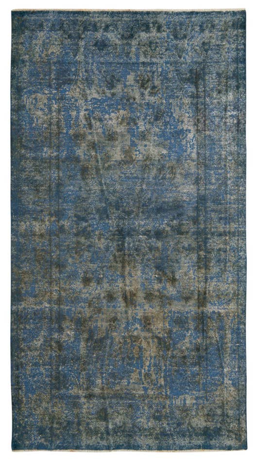 Detail image of 4' 9 x 8' 10 Hand Knotted Ultra Vintage Persian Wool Rug