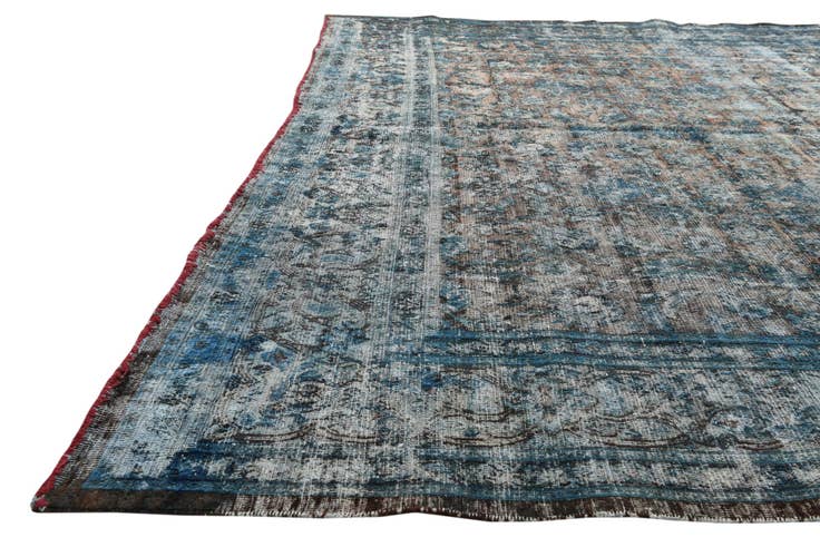 Detail image of 8' 8 x 12' 3 Hand Knotted Ultra Vintage Persian Wool Rug