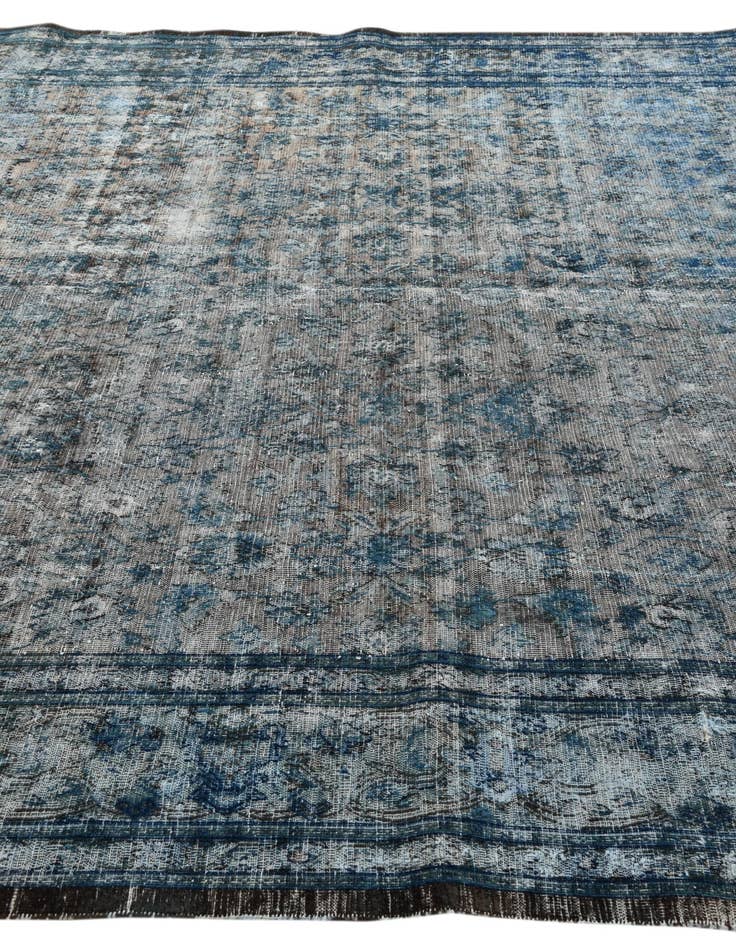 Detail image of 8' 8 x 12' 3  Hand Knotted Ultra Vintage Persian Wool Rug