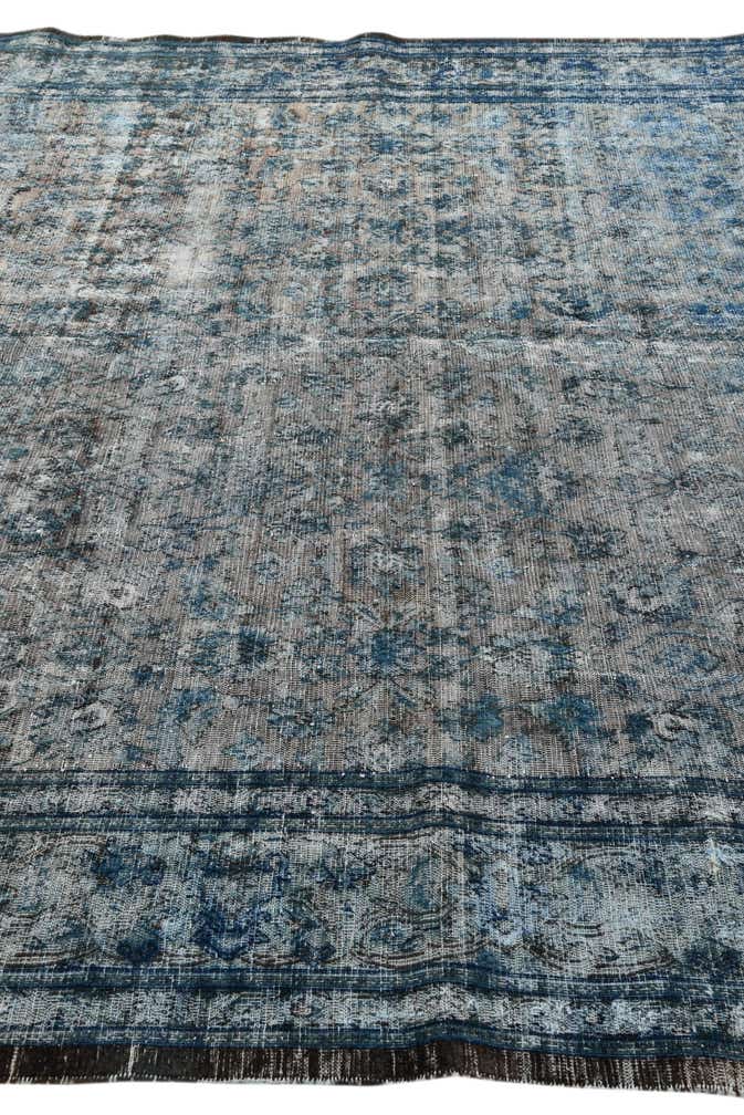 8' 8 x 12' 3 Hand Knotted Ultra Vintage Persian Wool Rug