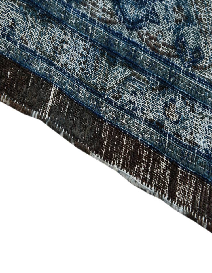 Detail image of 8' 8 x 12' 3  Hand Knotted Ultra Vintage Persian Wool Rug