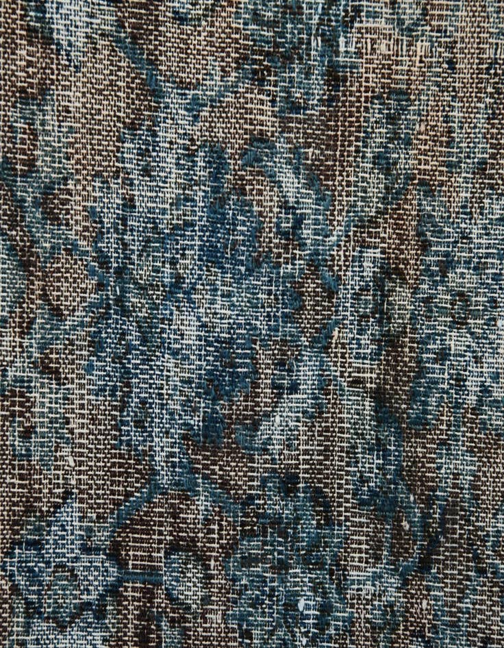 Detail image of 8' 8 x 12' 3  Hand Knotted Ultra Vintage Persian Wool Rug