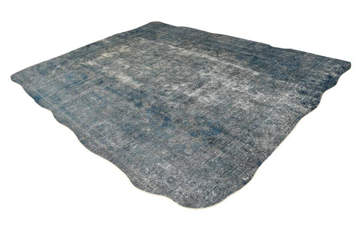 Detail image of 9' 5 x 12' 1 Hand Knotted Ultra Vintage Persian Wool Rug