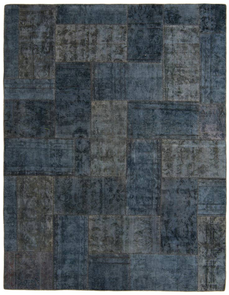 Detail image of 8' 2 x 9' 10 Hand Knotted Ultra Vintage Persian Wool Rug