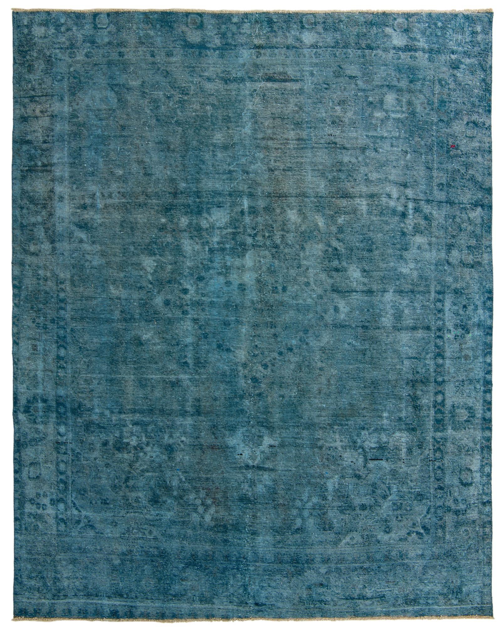9' 4 x 11' 10 Hand Knotted Ultra Vintage Persian Wool Rug