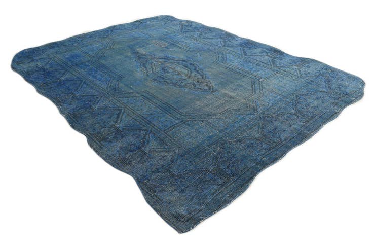 Detail image of 8' 7 x 11' Hand Knotted Ultra Vintage Persian Wool Rug