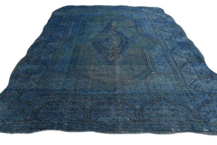 8' 7 x 11' Hand Knotted Ultra Vintage Persian Wool Rug