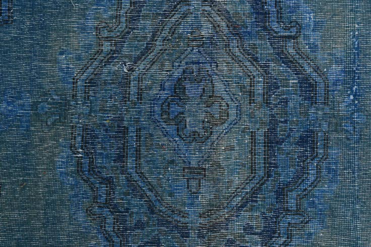 Detail image of 8' 7 x 11' Hand Knotted Ultra Vintage Persian Wool Rug