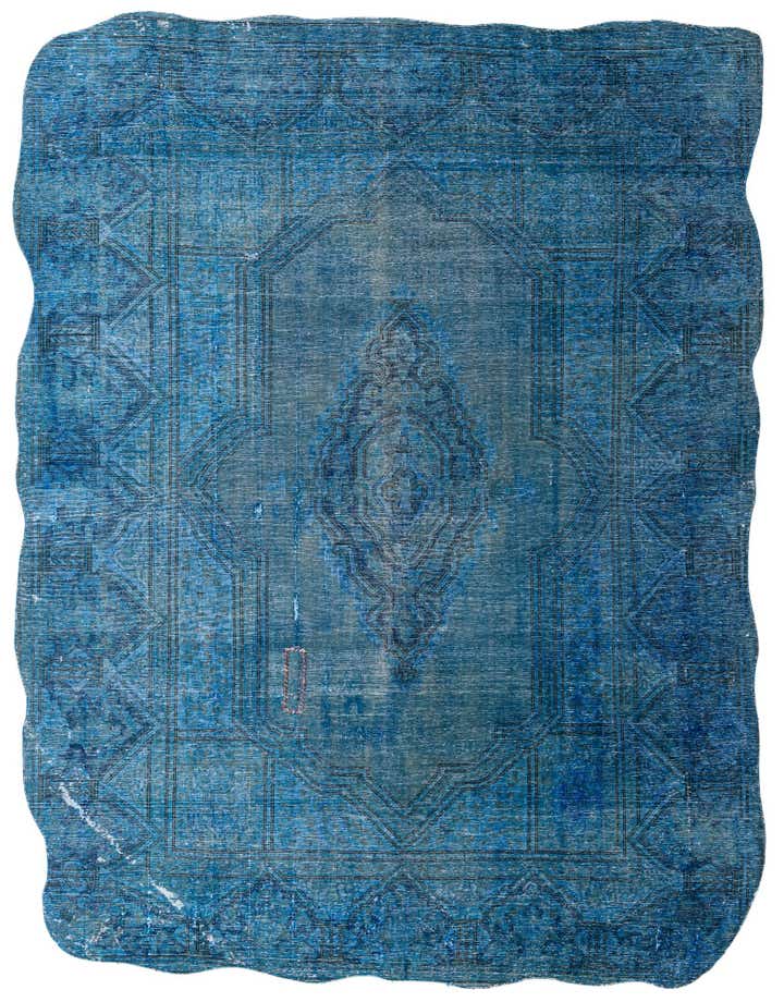 8' 7 x 11' Hand Knotted Ultra Vintage Persian Wool Rug