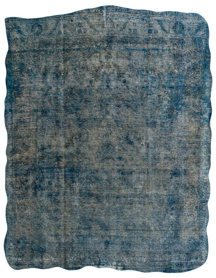 Detail image of 9' 6 x 12' 4 Hand Knotted Ultra Vintage Persian Wool Rug