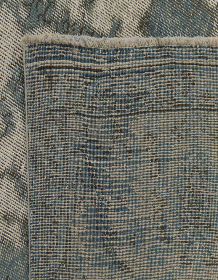 Detail image of 9' 6 x 12' 9  Hand Knotted Ultra Vintage Persian Wool Rug