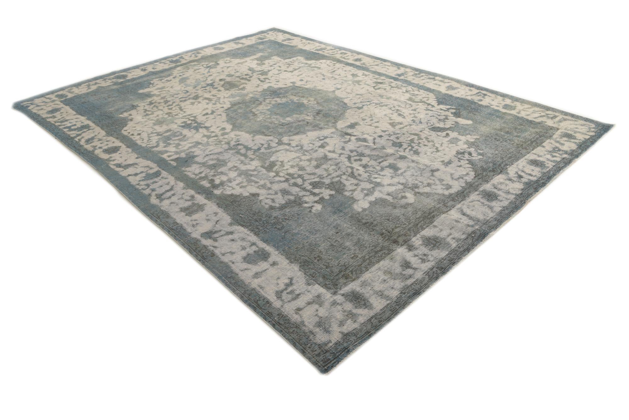 9' 6 x 12' 9 Hand Knotted Ultra Vintage Persian Wool Rug