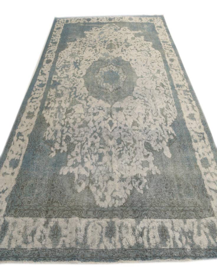 Detail image of 9' 6 x 12' 9  Hand Knotted Ultra Vintage Persian Wool Rug