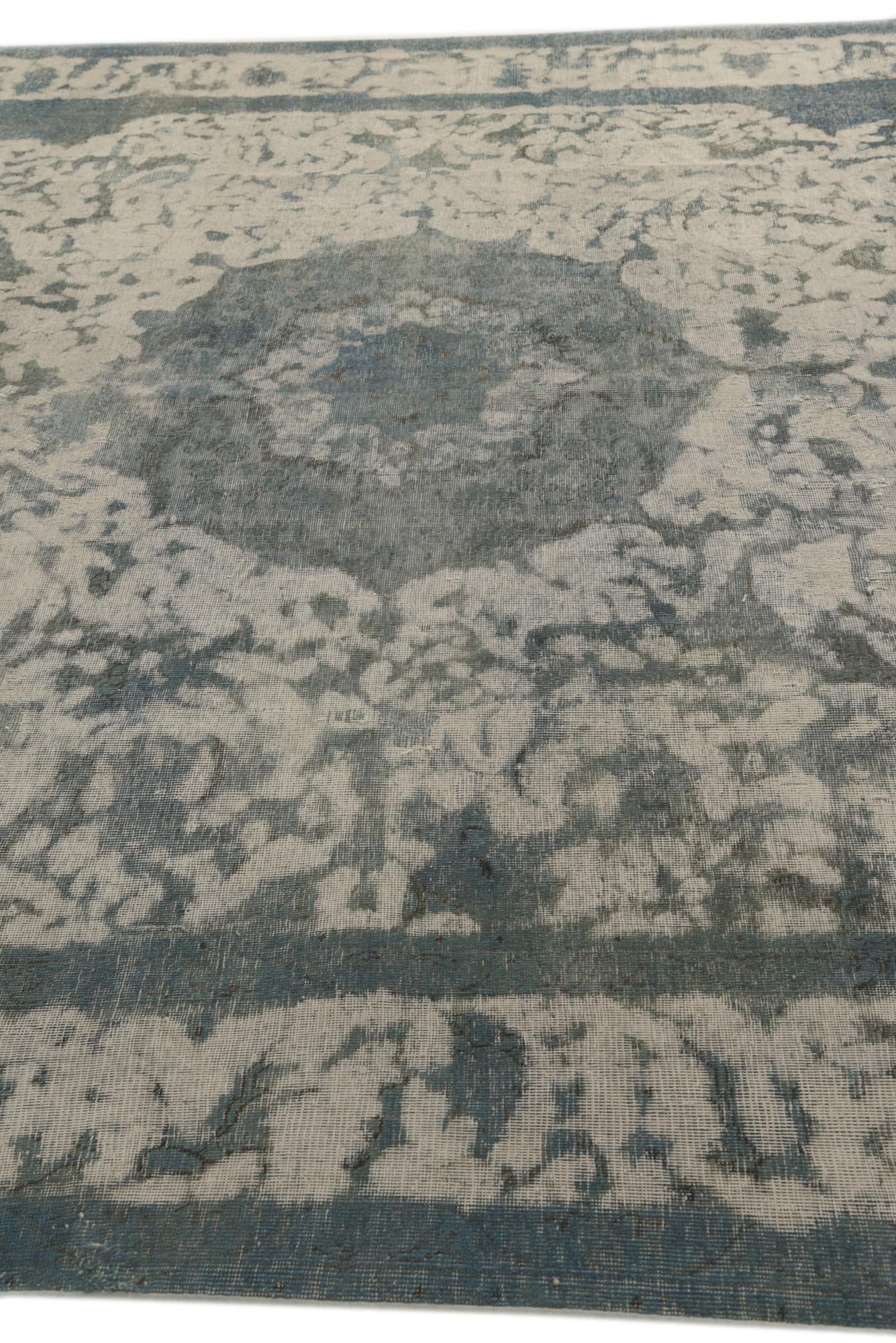 9' 6 x 12' 9 Hand Knotted Ultra Vintage Persian Wool Rug