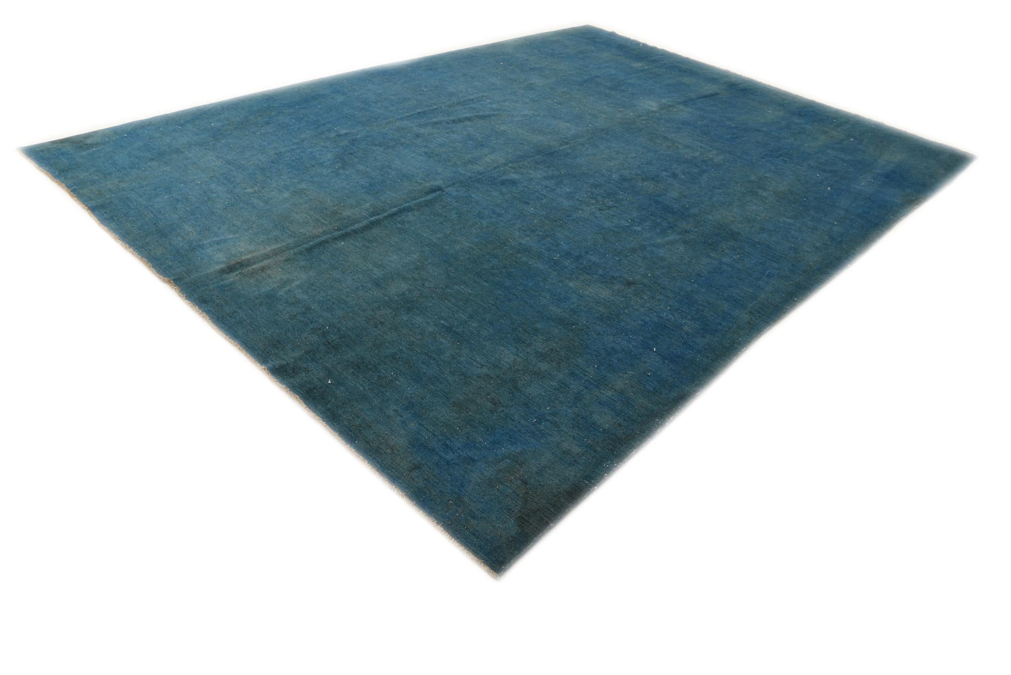 9' 1 x 12' 3 Hand Knotted Ultra Vintage Persian Wool Rug