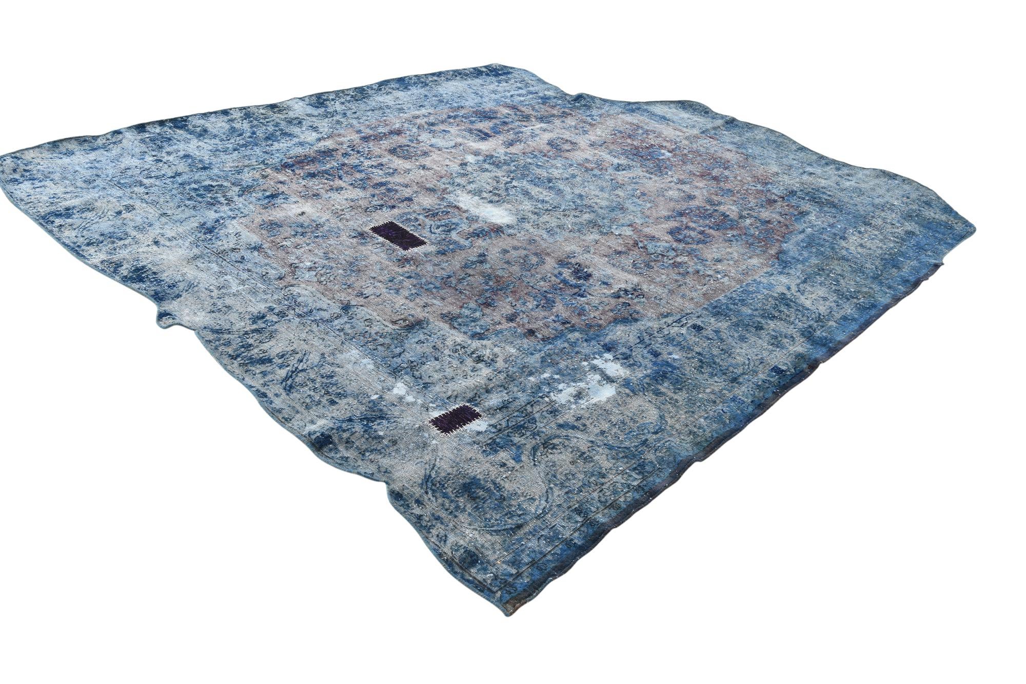 9' 9 x 12' 2 Hand Knotted Ultra Vintage Persian Wool Rug