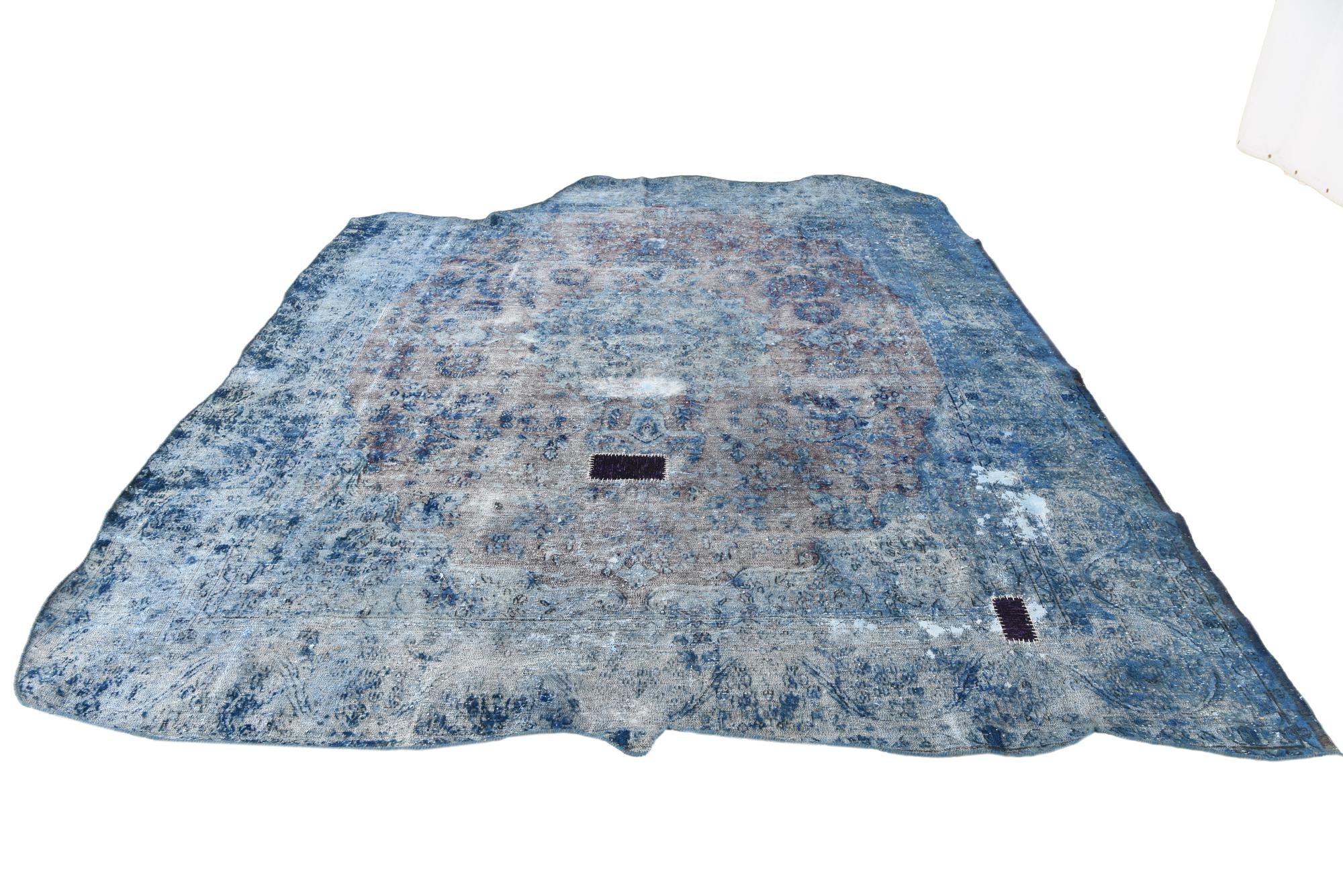 9' 9 x 12' 2 Hand Knotted Ultra Vintage Persian Wool Rug