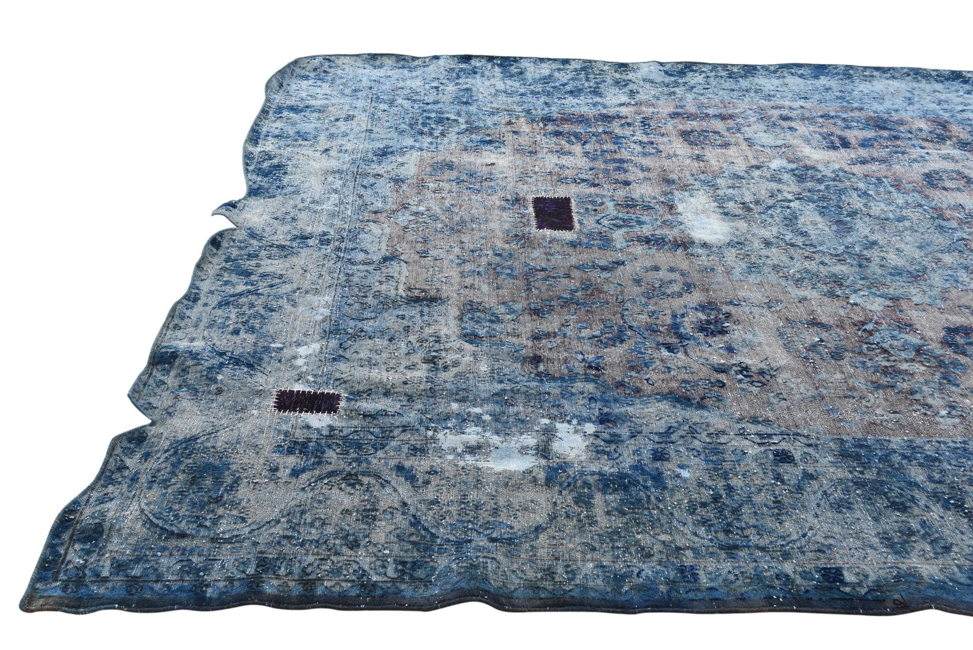 9' 9 x 12' 2 Hand Knotted Ultra Vintage Persian Wool Rug