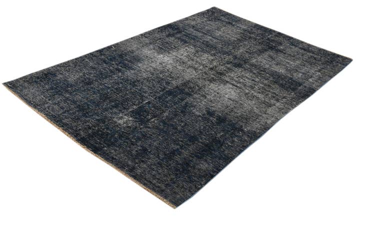 Detail image of 4' 6 x 6' 9 Hand Knotted Ultra Vintage Persian Wool Rug