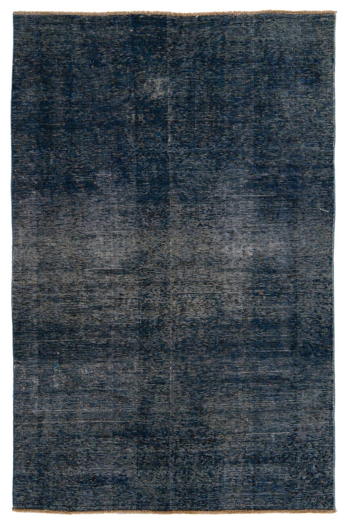 4' 6 x 6' 9 Hand Knotted Ultra Vintage Persian Wool Rug