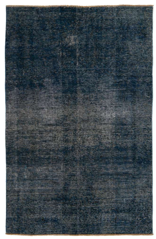 4' 6 x 6' 9 Hand Knotted Ultra Vintage Persian Wool Rug