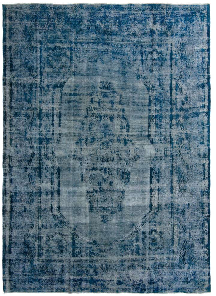 10' x 13' 10 Hand Knotted Ultra Vintage Persian Wool Rug