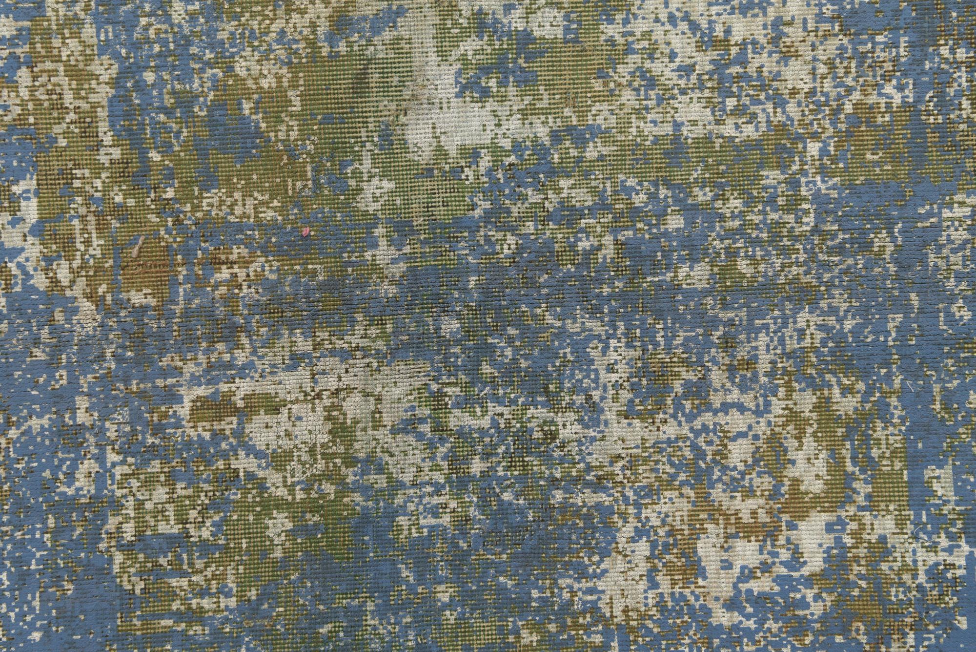 8' 1 x 10' 10 Hand Knotted Ultra Vintage Persian Wool Rug