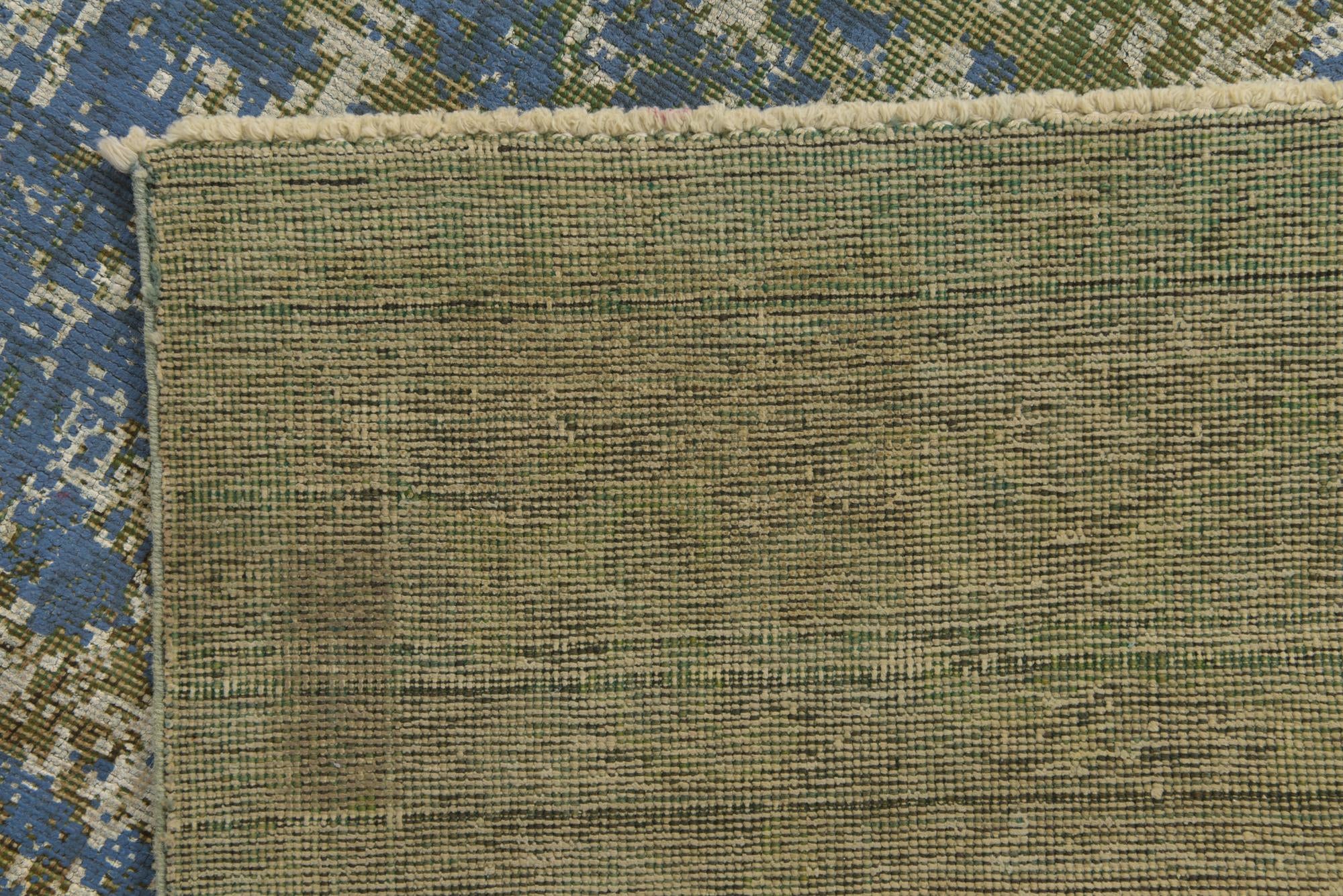 8' 1 x 10' 10 Hand Knotted Ultra Vintage Persian Wool Rug