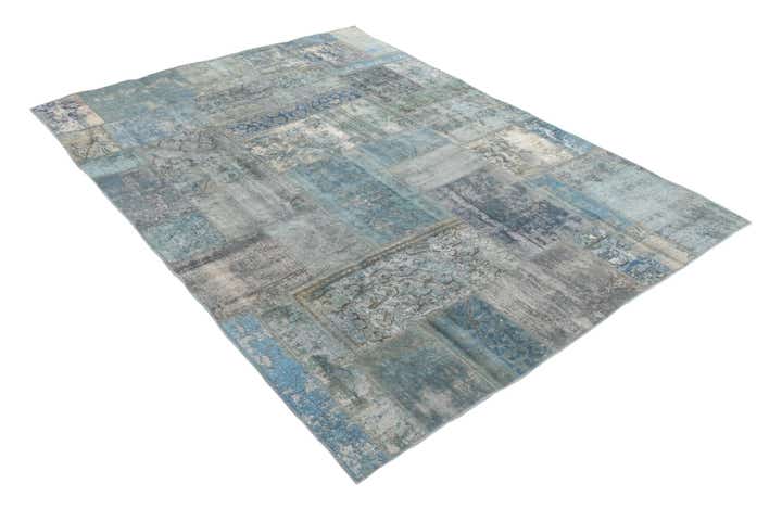5' 9 x 8' Hand Knotted Ultra Vintage Persian Wool Rug