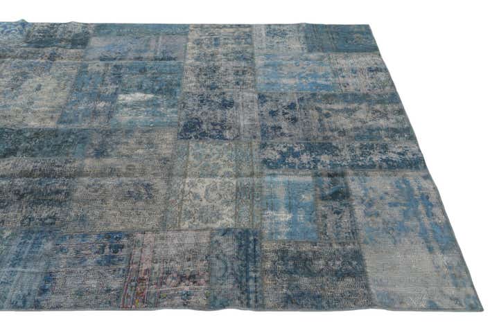 5' 10 x 9' 1 Hand Knotted Ultra Vintage Persian Wool Rug
