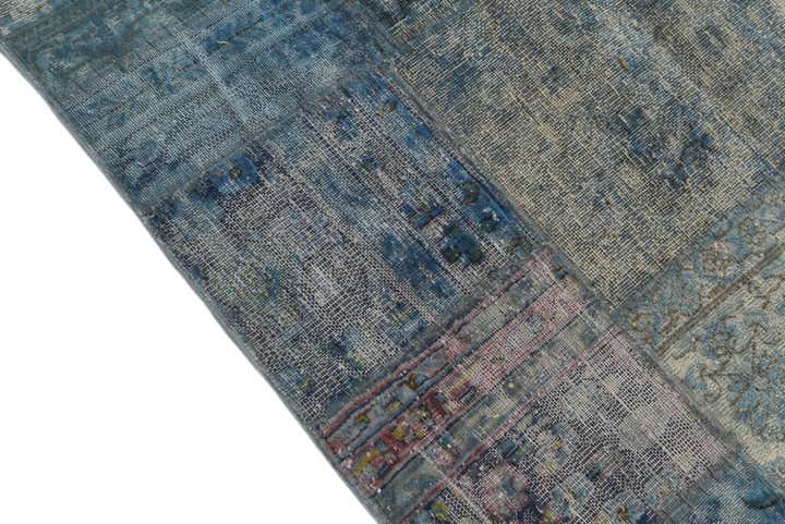 5' 10 x 9' 1 Hand Knotted Ultra Vintage Persian Wool Rug