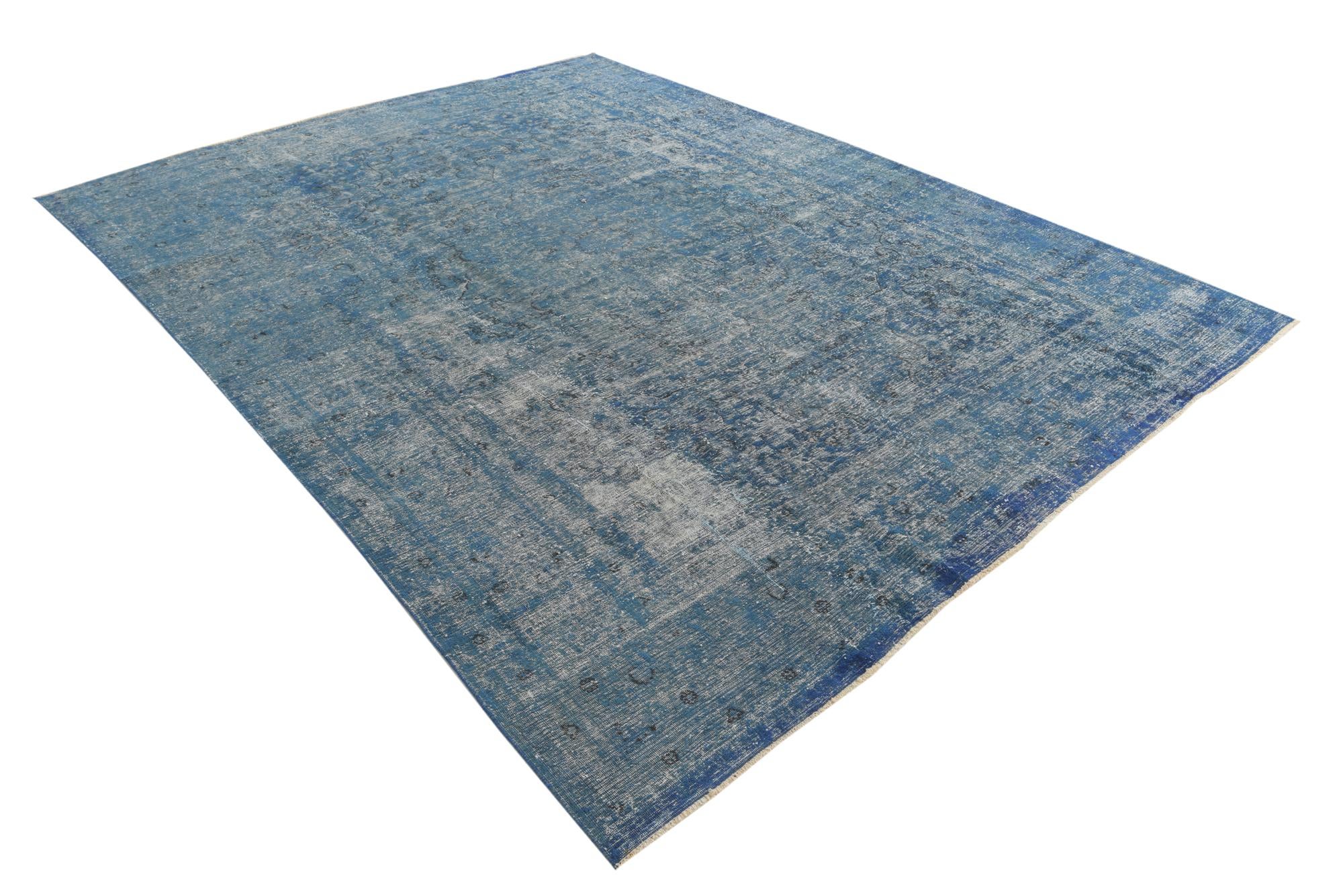 9' 6 x 12' 7 Hand Knotted Ultra Vintage Persian Wool Rug