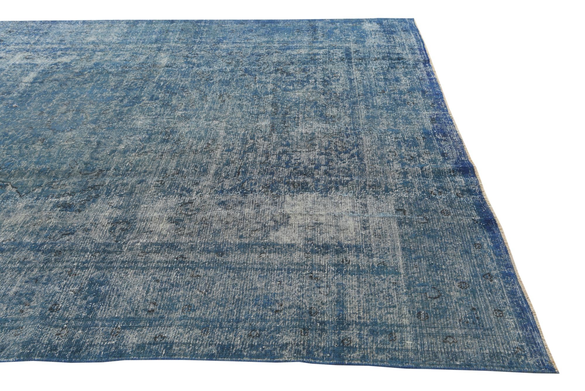 9' 6 x 12' 7 Hand Knotted Ultra Vintage Persian Wool Rug