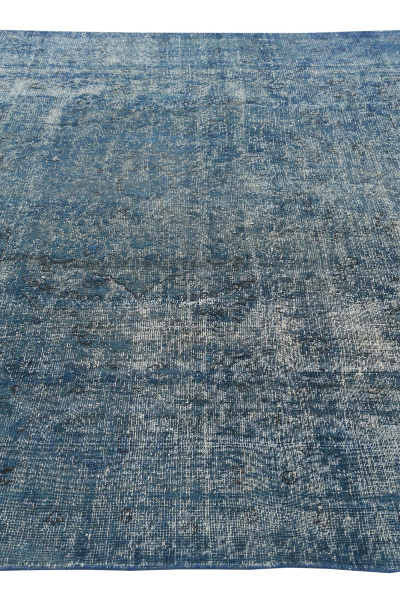 9' 6 x 12' 7 Hand Knotted Ultra Vintage Persian Wool Rug