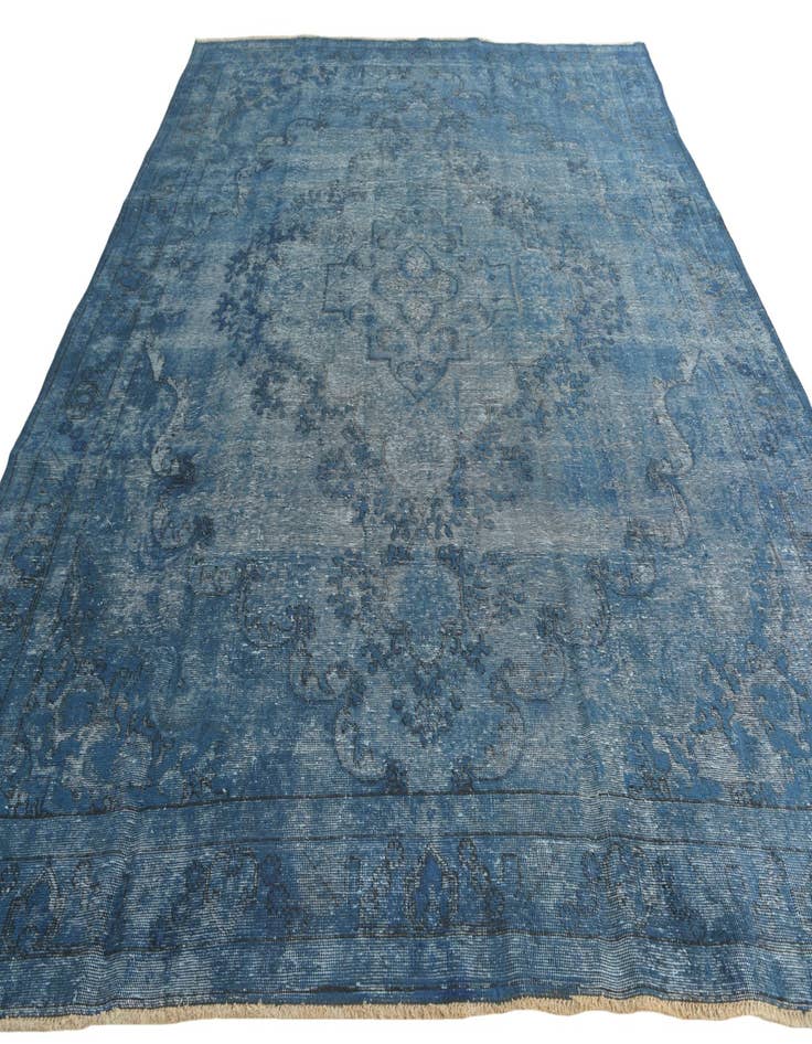 Detail image of 9' 7 x 12'  Hand Knotted Ultra Vintage Persian Wool Rug