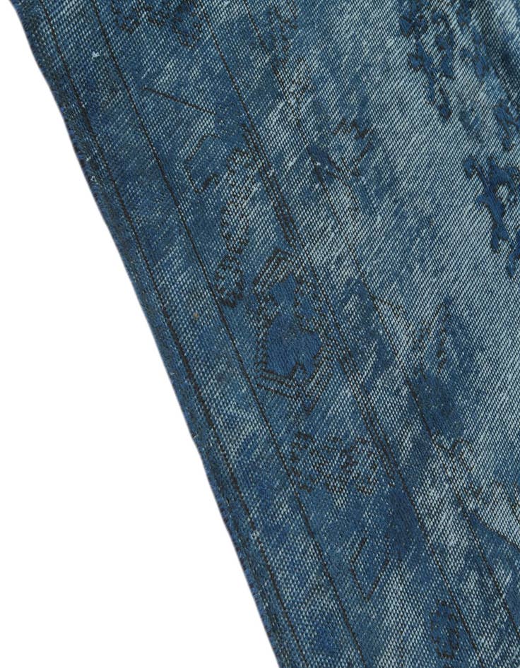 Detail image of 9' 7 x 12'  Hand Knotted Ultra Vintage Persian Wool Rug